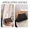 4Pcs 4 Colors Cat Back Shaped Alloy Enamel Heart Link Bag Strap AJEW-TAC00035-7