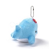PP Cotton Mini Animal Plush Toys Dolphin Pendant Decoration HJEW-C002-01C-2