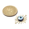 Brass Sun Connector Charms PALLOY-JF02115-3