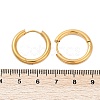 Ion Plating(IP) 304 Stainless Steel Huggie Hoop Earrings EJEW-O087-06A-5