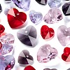 240Pcs 8 Style Romantic Valentines Ideas Glass Charms GLAA-LS0001-06-4