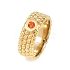 304 Stainless Steel Cubic Zirconia Finger Rings RJEW-F203-03G-02-4