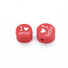 Handmade Polymer Clay Beads CLAY-T019-11B-4
