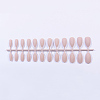 Solid Colors Matte Plastic False Nails Full Cover Fake Nails Tips MRMJ-T031-15-03-1