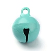 Baking Paint Brass Bell Pendants KK-WH0044-35A-3