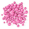 100Pcs 5 Styles Opaque Acrylic Beads MACR-TADJ0001-12F-3