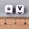 Opaque Acrylic Beads SACR-N020-04A-V-4