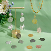 20Pcs 5 Colors Brass Pendants KK-HY0001-47-6