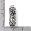 Openable 316 Surgical Stainless Steel Urn Ashes Pendants STAS-E212-29AS-04-4