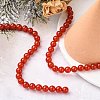 Natural Carnelian Beads Strands G-C076-8mm-2A-5