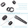 18Pcs 9 Size 201 Stainless Steel Grooved Finger Ring Settings STAS-UN0049-69EB-5