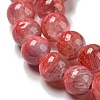 Dyed Natural White Jade Beads Strands G-F764-01D-4