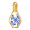 Printed 304 Stainless Steel with Enamel Pendants SA-OY002-95G-1