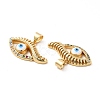 Brass Micro Pave Cubic Zirconia Pendants KK-H441-53G-3