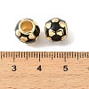 Sports Ball Brass Enamel European Beads KK-CBAF2EC-03G-04-3