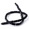 Natural Obsidian Bead Strands G-R356-55-2
