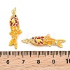 Brass Enamel Pendants KK-CBA3297-05A-G02-3