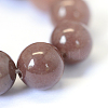 Natural Purple Aventurine Round Bead Strands X-G-E334-8mm-21-4