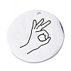 304 Stainless Steel Pendants FIND-CJC0003-06A-1