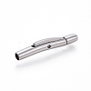 Tarnish Resistant 304 Stainless Steel Bayonet Clasps STAS-E473-01B-P-1