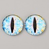 Luminous Self Adhesive Glass Eyes Cabochons DIY-WH0304-941C-38-1