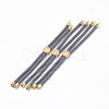 Nylon Twisted Cord Bracelet Making MAK-T003-10G-1