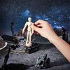 Plastic Assembled Action Figure Display Holders ODIS-WH0248-148-3