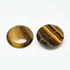Natural Tiger Eye Cabochons G-Q957-03B-25mm-1