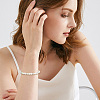 100Pcs 2 Colors Brass Rhinestone Spacer Beads KK-BBC0016-01-6