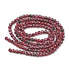 Natural Garnet Beads Strands G-O186-D01-A-2
