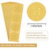 Plastic Self Adhesive Gold Foil Embossed Stickers DIY-WH0211-221-2