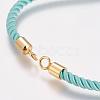 Nylon Cord Bracelet Making MAK-P005-05G-2