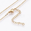 304 Stainless Steel Pendant Necklaces NJEW-P224-11-4