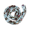 Electroplate Glass Beads Strands EGLA-D031-01-10-2