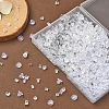 1000Pcs 5 Style Eco-Friendly Plastic Ear Nuts KY-YW0001-33-5