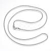 304 Stainless Steel Snake Chain Necklaces NJEW-D285-03-2