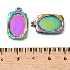 Ion Plating(IP) 304 Stainless Steel Pendant Cabochon Settings STAS-K267-02RC-3