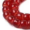 Baking Plating Glass Beads Strands GLAA-H036-01I-2