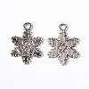 Tibetan Style Alloy Snowflake Pendants EA115Y-1