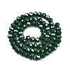 Electroplate Glass Beads Strands EGLA-A044-P6mm-A09-3