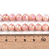 Anti-Tarnish Electroplate Glass Beads Strands GLAA-N010-8mm-08-4