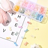 130Pcs 13 Colors Gradient Color Transparent Acrylic Beads OACR-FS0002-04-8
