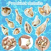 20Pcs 10 Styles Acrylic Pendants FIND-YW0005-93-3