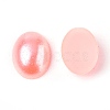 ABS Plastic Imitation Pearl Cabochons SACR-R755-8x6mm-Z17-1