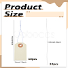 30Pcs Kraft Paper Rectangle Blank Price Tags CDIS-LP0001-32-2