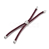 Twisted Nylon Cord Silder Bracelets DIY-B066-03P-19-1