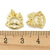 Rack Plating Brass Pendants KK-K386-01K-G-3