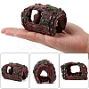 2Pcs 2 Colors Resin Stump Display Decorations DJEW-GF0001-87-6