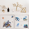3 Sheets 3 Styles PVC Waterproof Decorative Stickers DIY-WH0404-146-6