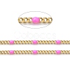 Ion Plating(IP) 304 Stainless Steel Enamel Curb Chains CHS-P013-01G-07-2
